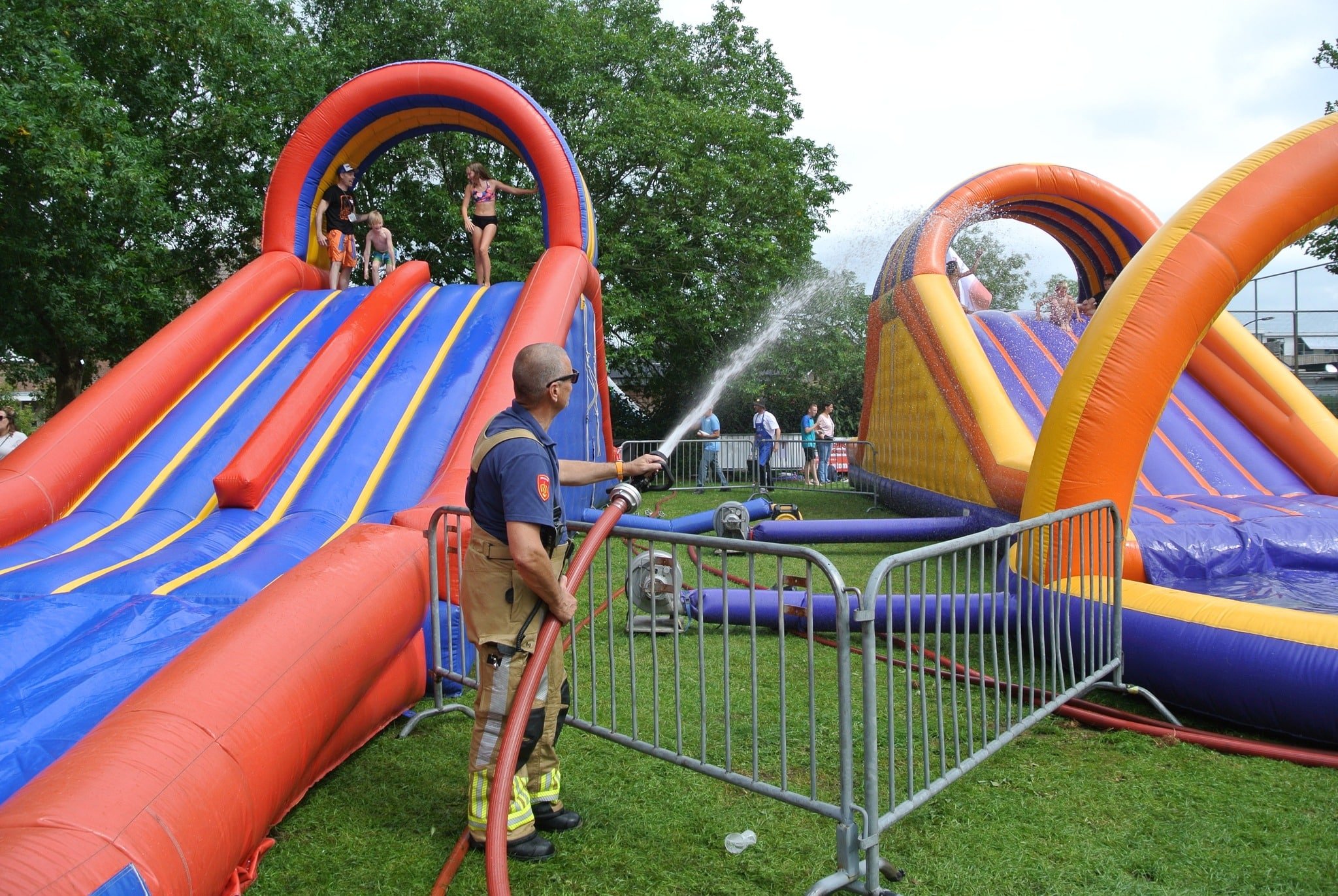 Waterspelen Speelweek Ouderkerk.